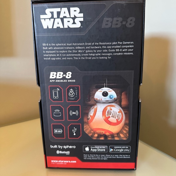 Rare Original Sphero Star Wars R001WC BB-8 Robot Droid Bluetooth Working w/ Box - Picture 13 of 13